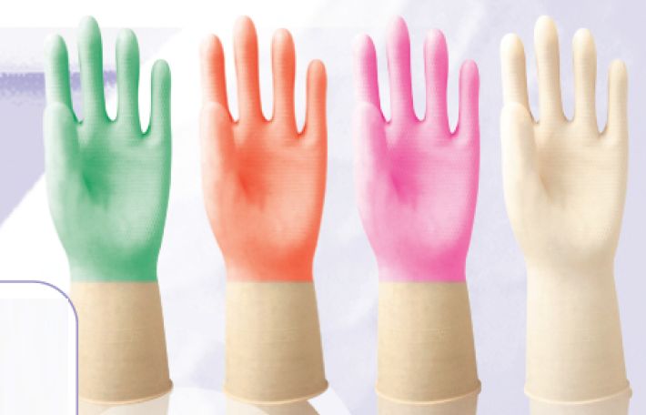 Unlined Rubber Gloves