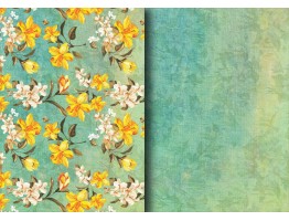 Daffodil Decoupage Paper