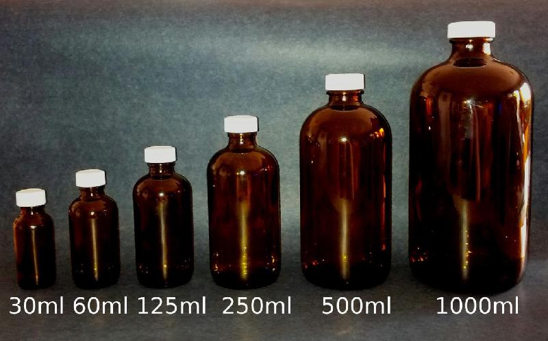 Amber Glass Bottles, for Pharmaceutical, Feature : Fine Finished, Perfect Shape