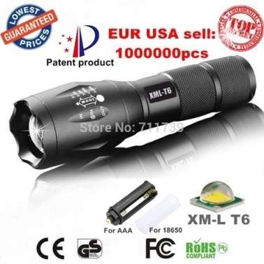 Ultrafire LED Zoomable Flashlight T
