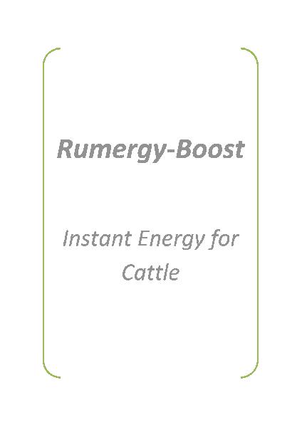 Rumergy-Boost (Instant Energy for Cattle)