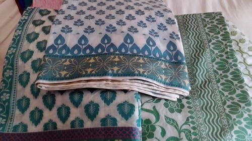 Cotton Sarees, for Easy Wash, Shrink-Resistant, Pattern : Plain, Printed