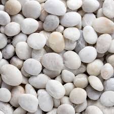 white round stones