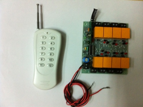 12 Button RF Receiver & Remote without Relay
