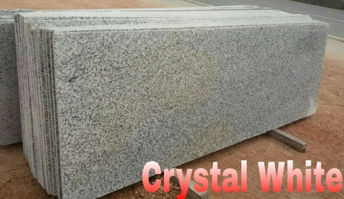 Crystal White Granite Slabs