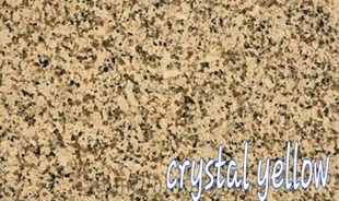 Crystal yellow granite