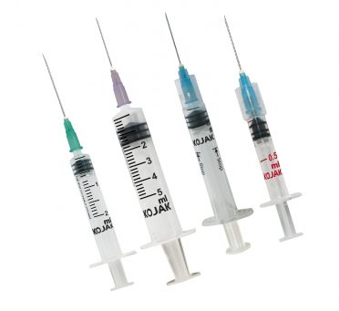 Non reusable syringes