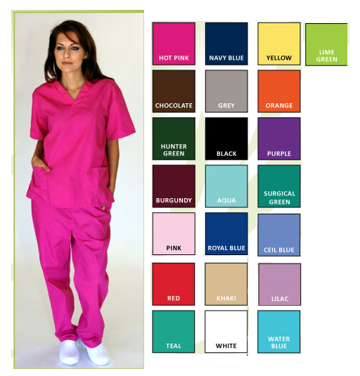 Unisex Two Pocket Scrub Set Manufacturer In Maryland United