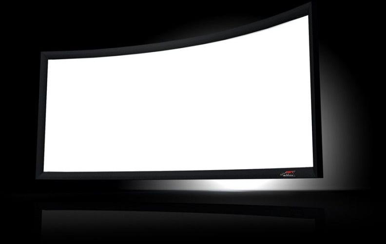 CURVED FIXED FRAME PROJECTION SCREENS