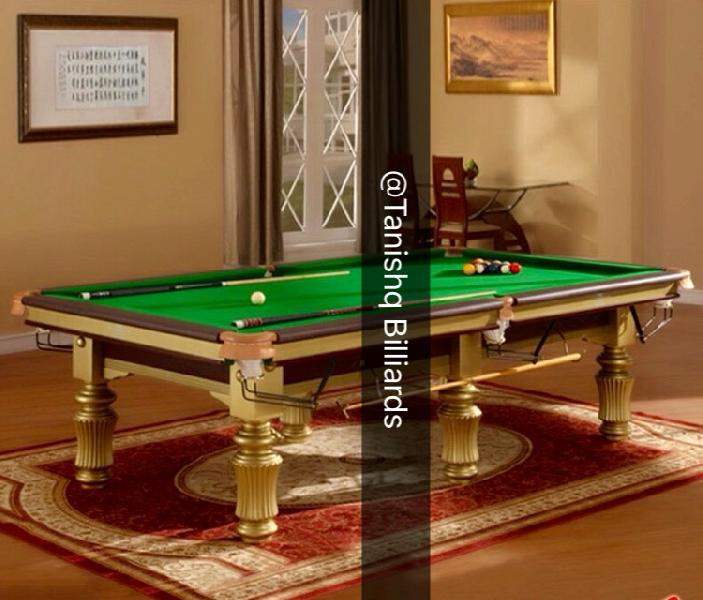 Polished Natural Wood Indoor Snooker Table, for Antique, Size : 12'x6' 10'x5' 9'x4.5' 8'x4'