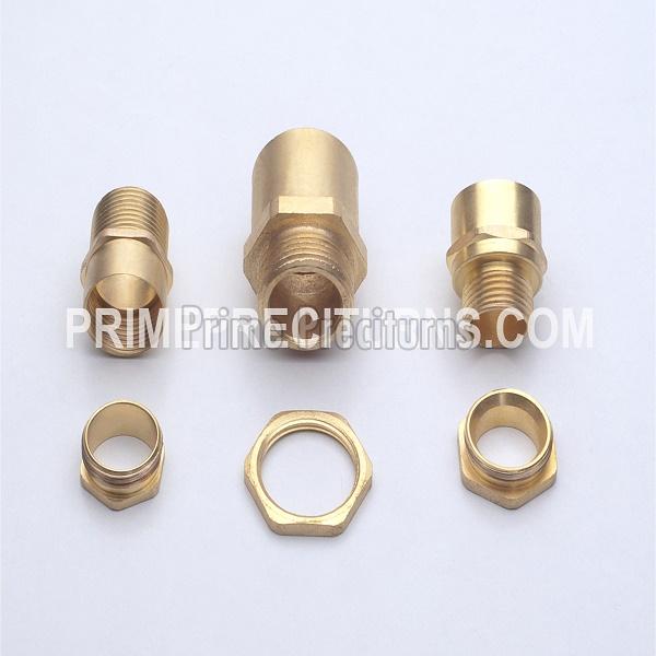 Polished Brass Cable Glands