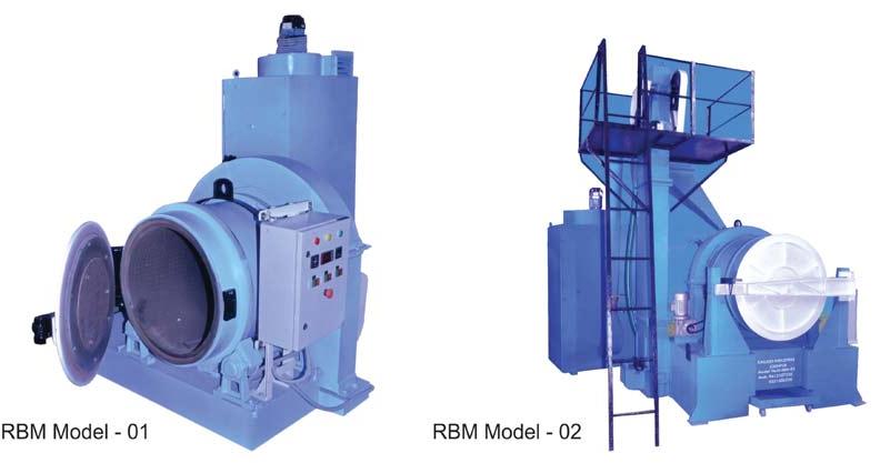 Rotary barrel type machine