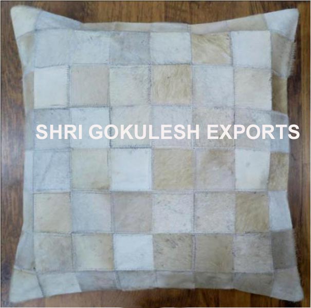 SGE Leather Cushion Cover, Technics : Handmade