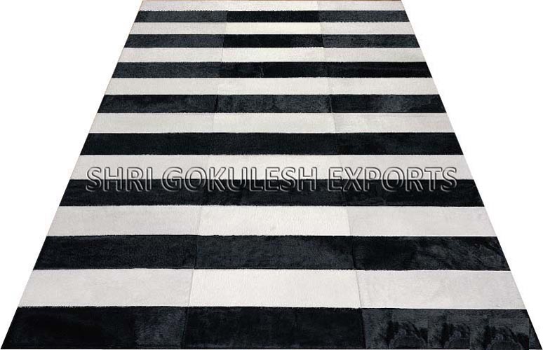 SGE leather carpets, Pattern : Stripes