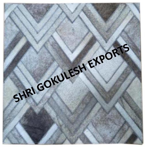 SGE Leather Patchwork Rugs