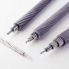 ACSR Conductor, for Electricity Distribution, Color : Silver