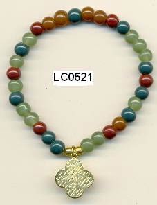 Artificial Colored Beads Bracelet