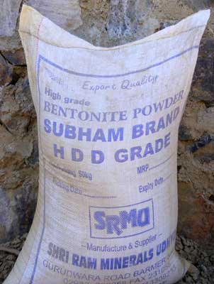 bentonite powder