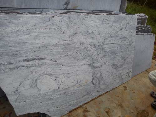 River White Granite Stone Slabs, for Flooring, Wall-cladding, Kitchen Tops, Table Tops, Counter Tops