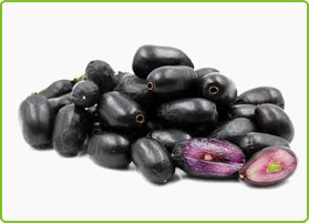 Organic Fresh Jamun, for Health Benefits, Purity : 99.9%