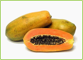 fresh papaya