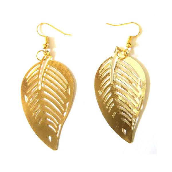 Mango leaf earring