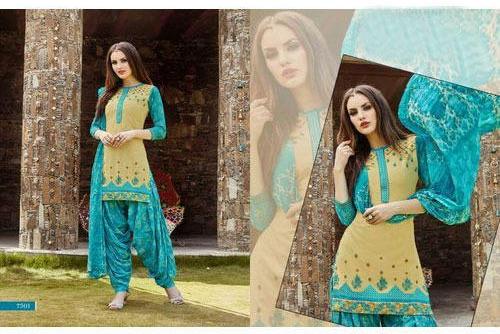 Georgette Ladies Patiala Salwar Suits, Occasion : Wedding Wear