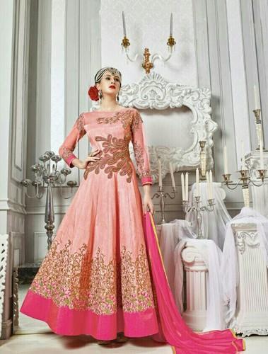 Party Wear Floor Length Anarkali Gown