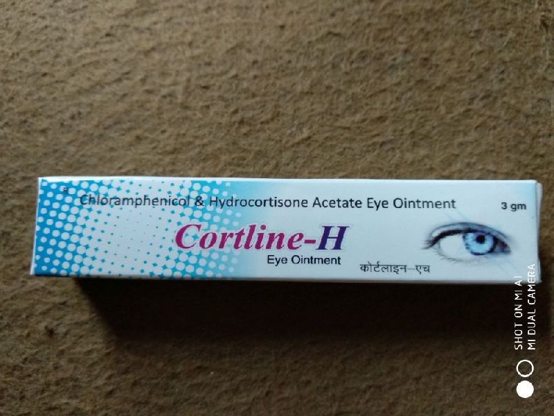 Cortline-H Eye Ointment, for External Use Only, Packaging Size : 3 gm