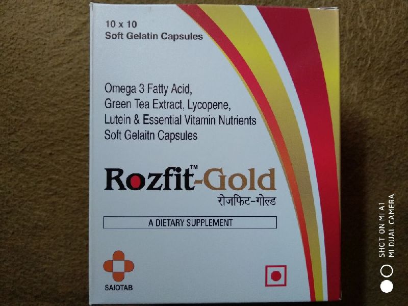 Rozfit-Gold Capsules, Type Of Medicines : Allopathic