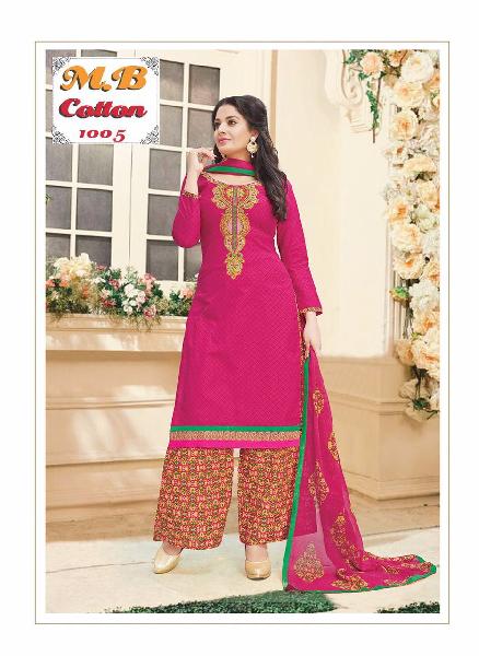 Branded cotton Designer Suit, for Party Weer, Gender : Womens