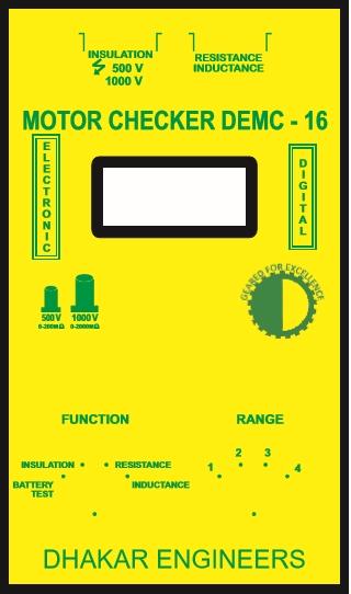 ELECTRONIC DIGITAL MOTOR CHECKER