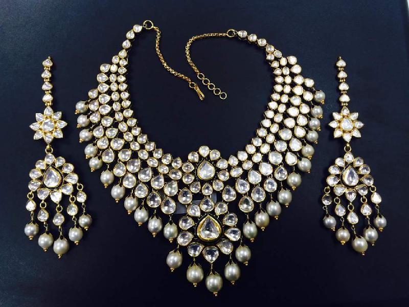 Gold Kundan Jewellery by ram sree, Gold Kundan Jewellery from Delhi ...