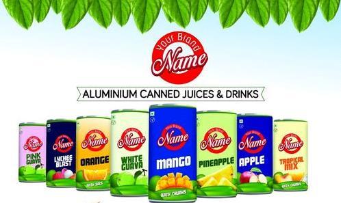 Fruit juice drinks in aluminium