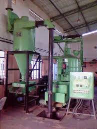 Sand coating plant