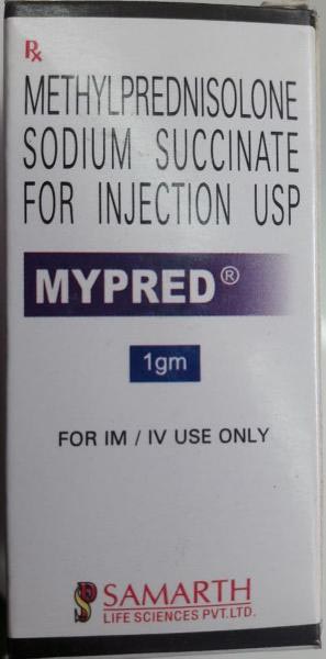 Mypred 1g-Methylprednisolone Sodium Succinate