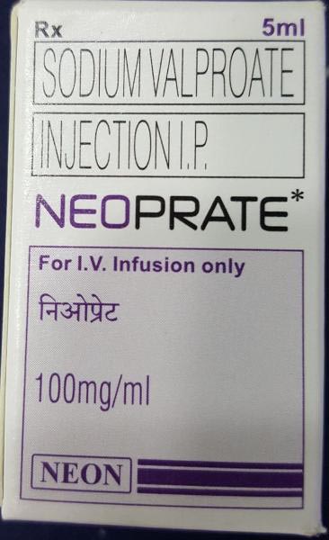 Neoprate 5ml-Sodium Valproate Injection I.P.