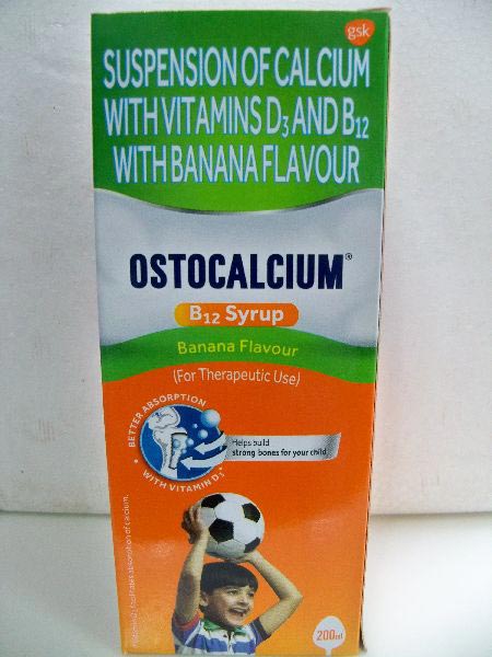 OSTOCALCIUM B12 SYRUP - BANANA FLAVOUR