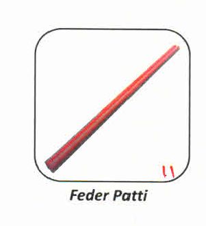 PU and Rubber Feder Patti