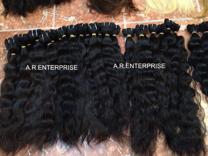 Machine Weft Water Wave Hair