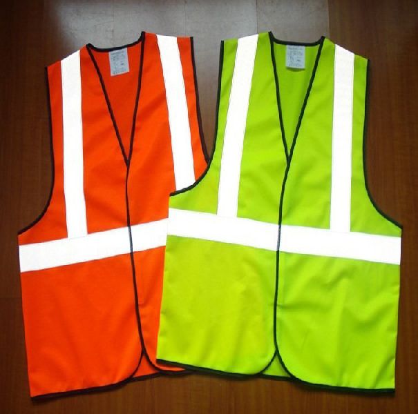 Reflective Safety Jacket, for Used Road, Projects, Construction, Mining Works etc., Color : Orange/Green