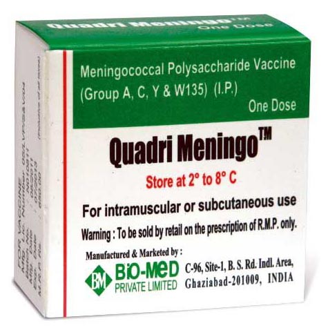 Quadri Meningo Vaccine, for Clinical, hospital etc., Form : Liquid