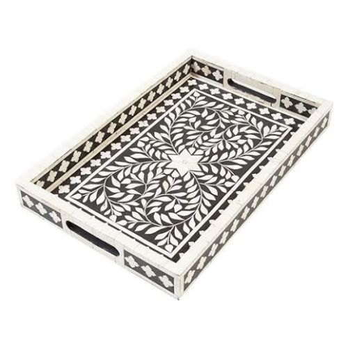 Bone Inlaid Serving Tray