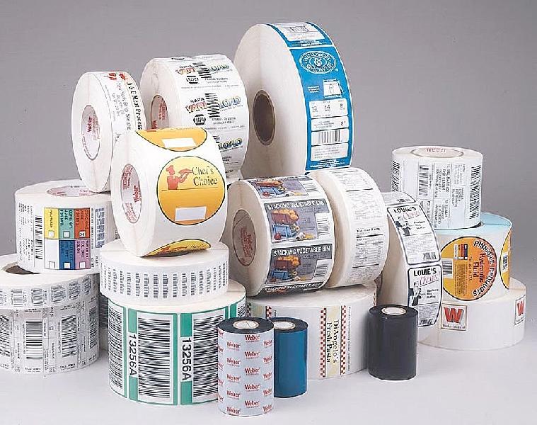 Paper barcode labels, Packaging Type : Roll
