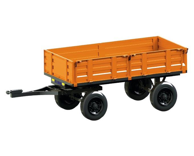 Steel.Iron Non Tipping Trailer, for Transportation, Weight Capacity : 10-13Tons