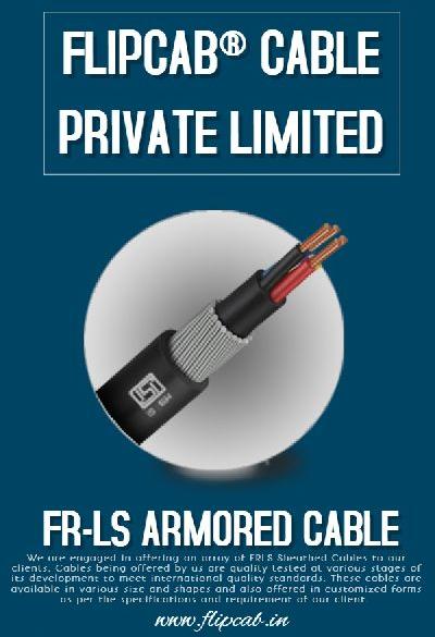 FLIPCAB® FLIPCAB ARMORED CABLE, for UNDER GROUND, Color : BLACK