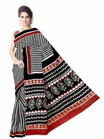 Bagru print sarees