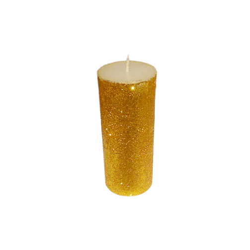 B Glitter Decorative Candles