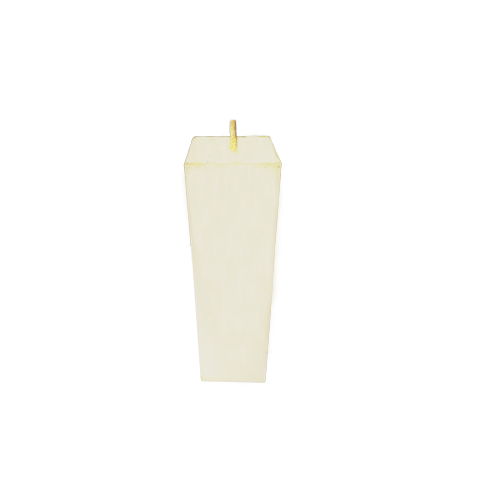 Paraffin wax 1.5X1.5 Pillar Candles, Color : White