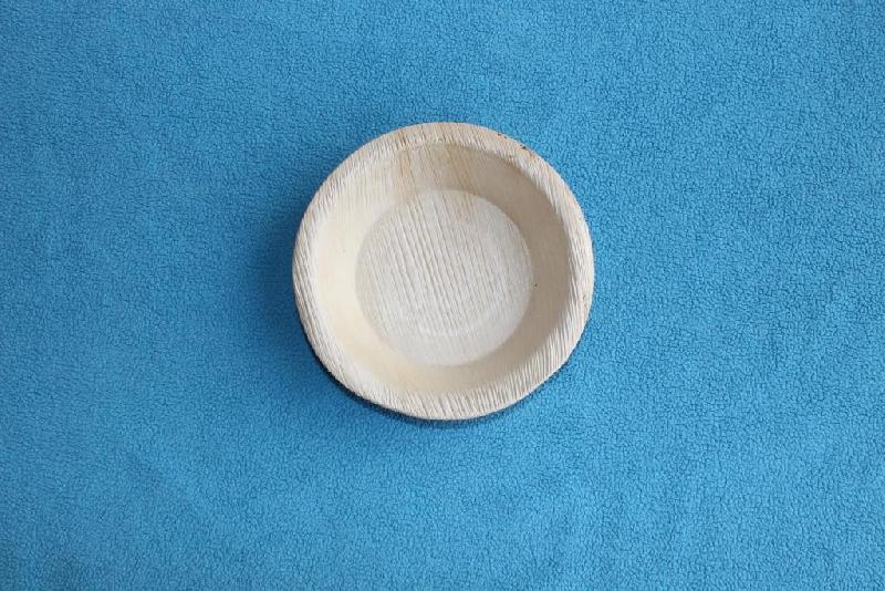 Round 6 Inch Standard Size Disposable Areca Leaf Bowls